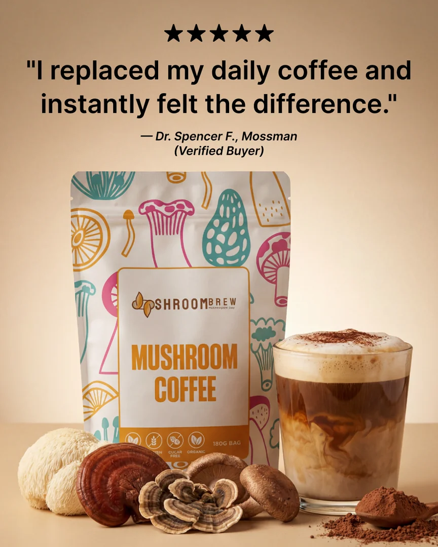 ShroomBrew static ad creative design