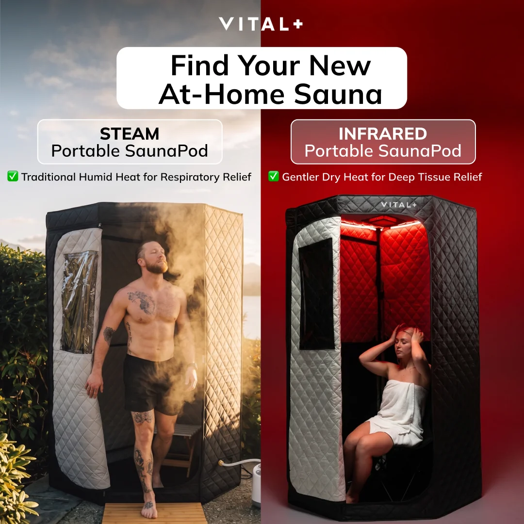 Vital+ static ad creative design